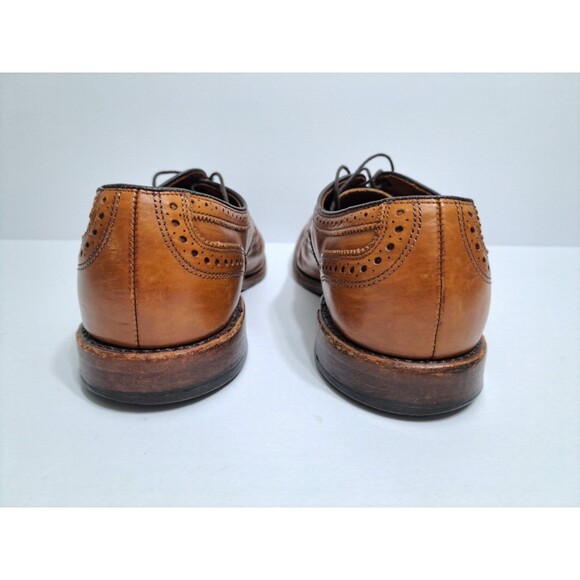 Allen Edmonds Strand Leather Cap Toe Oxford Walnut Brown Mens Size 9.5 - Picture 7 of 11